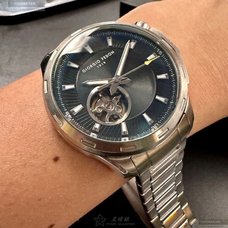 GiorgioFedon1919手錶,編號GF00130,42mm銀錶殼,銀色錶帶款-細節圖5