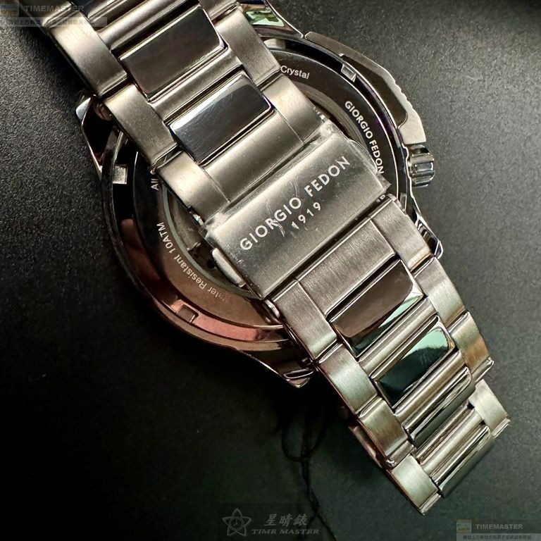 GiorgioFedon1919手錶,編號GF00130,42mm銀錶殼,銀色錶帶款-細節圖7