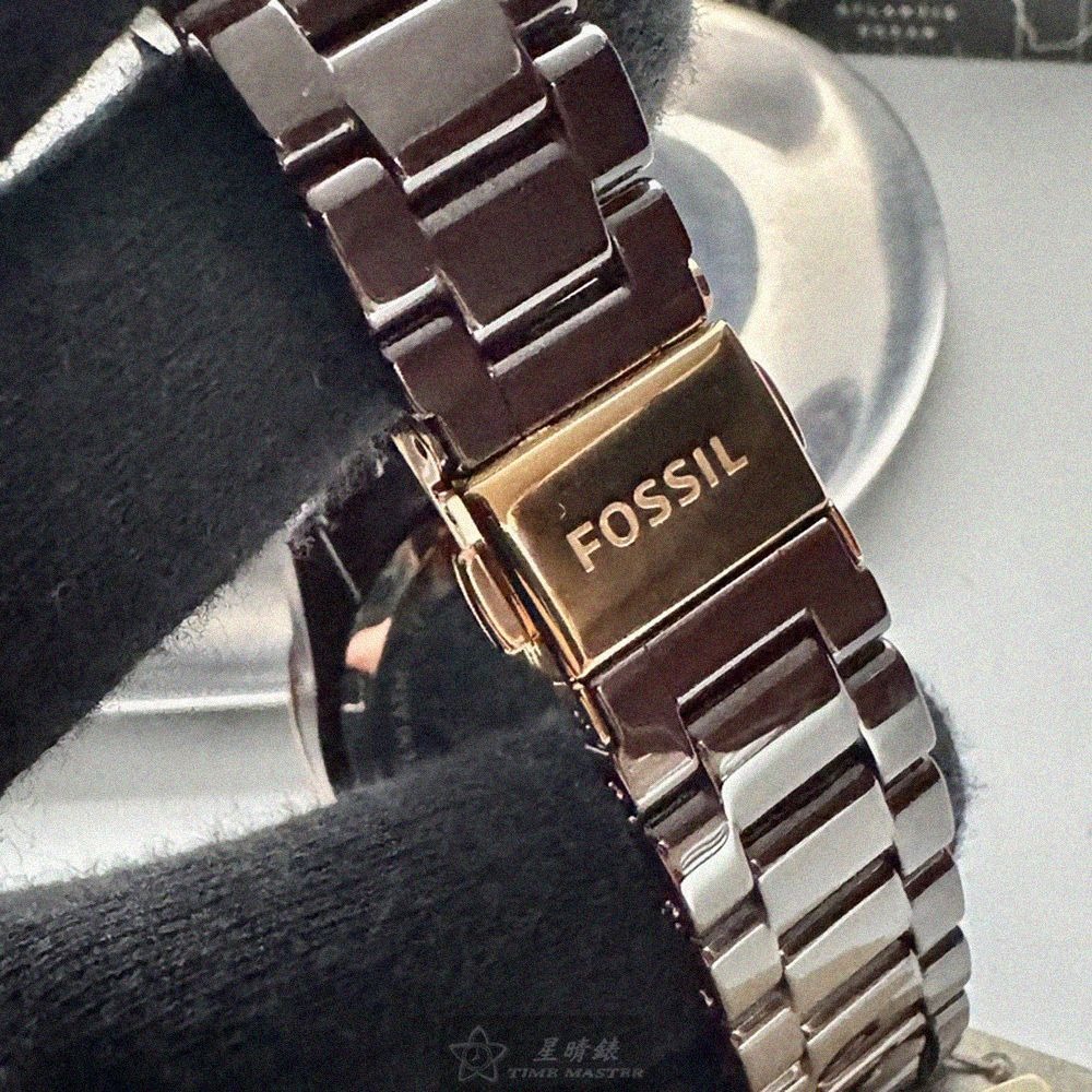 FOSSIL手錶,編號FS00134,36mm桃紅色圓形陶瓷錶殼,桃紅色中三針顯示錶面,桃紅色陶瓷錶帶款,暢銷熱賣!-細節圖6