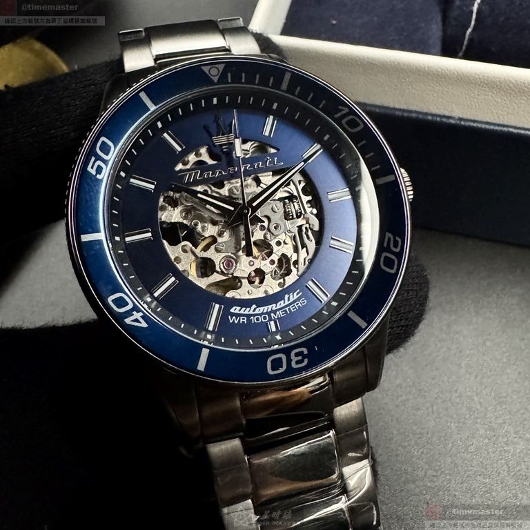 MASERATI手錶,編號R8823140015,44mm槍灰色錶殼,槍灰色錶帶款-細節圖3