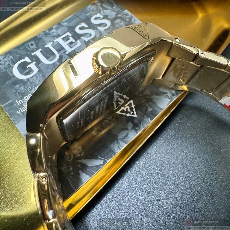 GUESS手錶,編號GC00006,44mm, 50mm金色錶殼,金色錶帶款-細節圖6