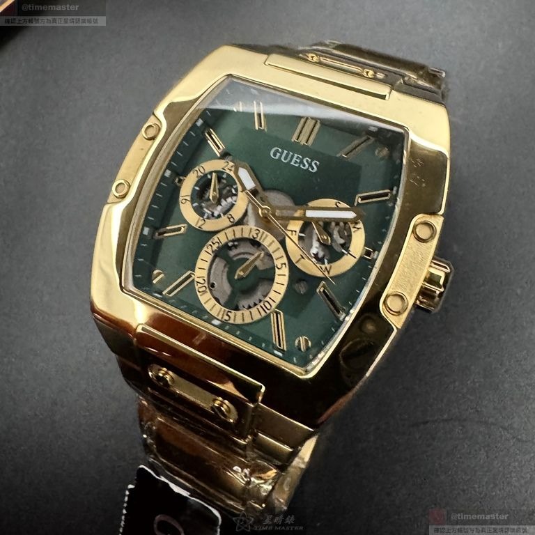 GUESS手錶,編號GC00006,44mm, 50mm金色錶殼,金色錶帶款-細節圖7