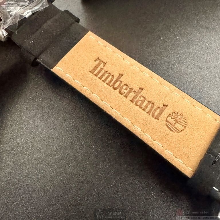 TimberLand手錶,編號TL57200,40mm黑錶殼,深黑色錶帶款-細節圖4