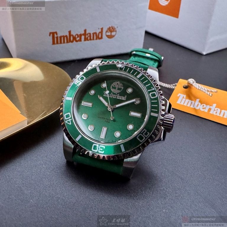 TimberLand手錶,編號TL57203,40mm綠色錶殼,綠錶帶款-細節圖9