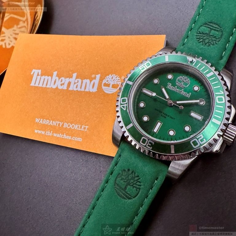 TimberLand手錶,編號TL57203,40mm綠色錶殼,綠錶帶款-細節圖11