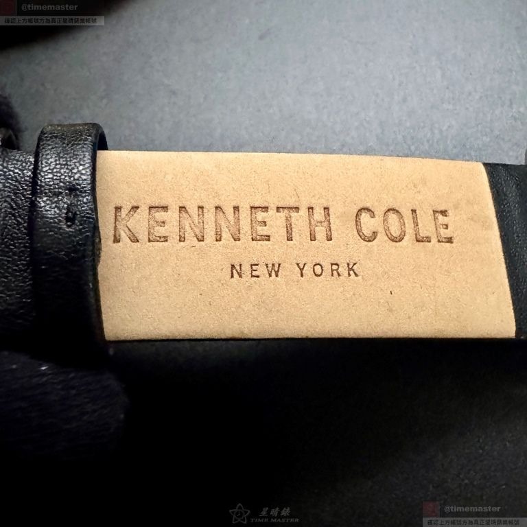 Kenneth Cole手錶,編號3010013495.0,42mm銀錶殼,深黑色錶帶款-細節圖4