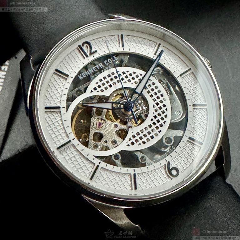 Kenneth Cole手錶,編號KC50205001,42mm銀錶殼,深黑色錶帶款-細節圖3