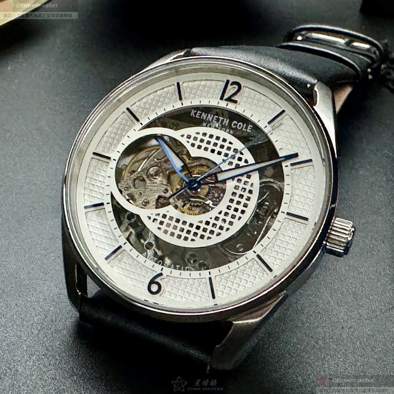 Kenneth Cole手錶,編號KC50205001,42mm銀錶殼,深黑色錶帶款-細節圖8