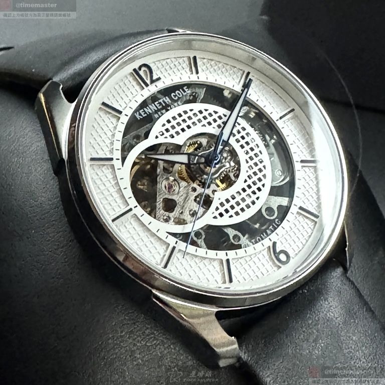 Kenneth Cole手錶,編號KC50205001,42mm銀錶殼,深黑色錶帶款-細節圖11