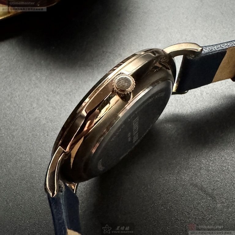 Kenneth Cole手錶,編號KC50801003,42mm玫瑰金錶殼,寶藍錶帶款-細節圖3