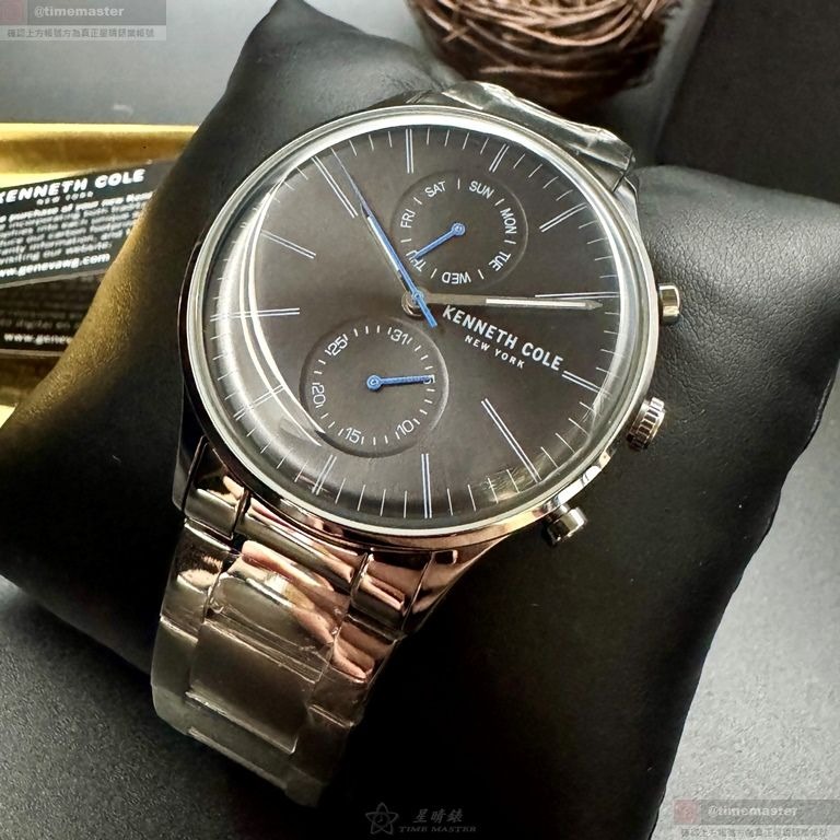 Kenneth Cole手錶,編號KC50585003,42mm銀錶殼,銀色錶帶款-細節圖2