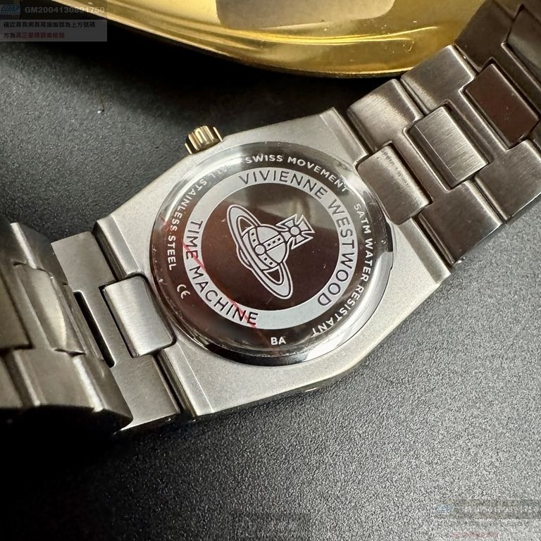 Vivienne Westwood手錶,編號VW30311,28mm, 32mm銀錶殼,金銀相間錶帶款-細節圖8