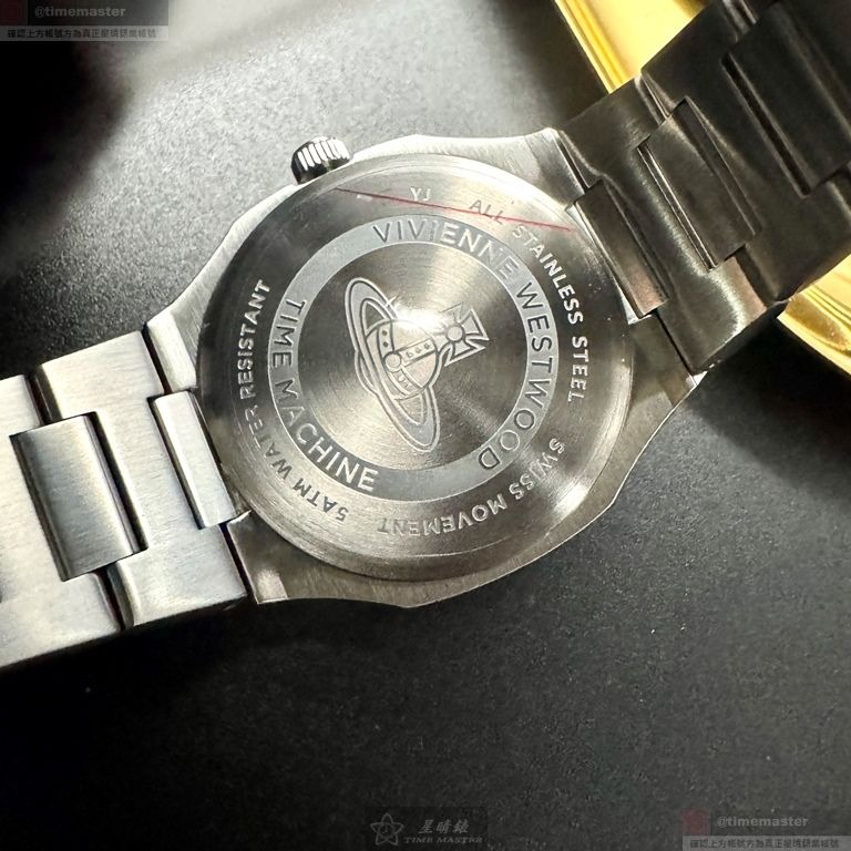 Vivienne Westwood手錶,編號VW30313,36mm, 40mm白金色錶殼,金銀相間錶帶款-細節圖6