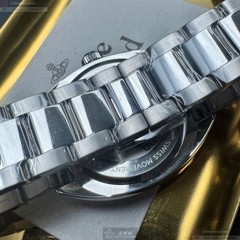 Vivienne Westwood手錶,編號VW30318,38mm銀錶殼,銀色錶帶款-細節圖6