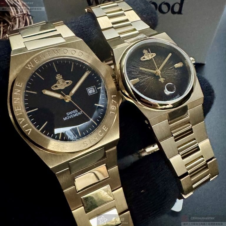 Vivienne Westwood手錶,編號VW30321,28mm金色錶殼,金色錶帶款-細節圖2
