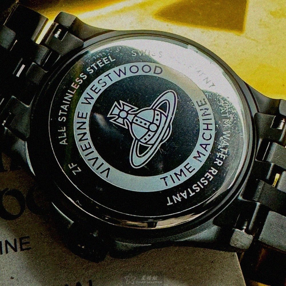 Vivienne Westwood手錶,編號VW30329,38mm黑錶殼,深黑色錶帶款-細節圖6