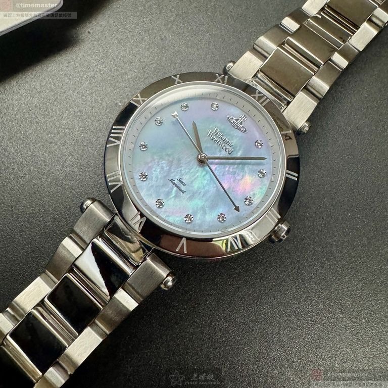 Vivienne Westwood手錶,編號VW30330,36mm銀錶殼,銀色錶帶款-細節圖3