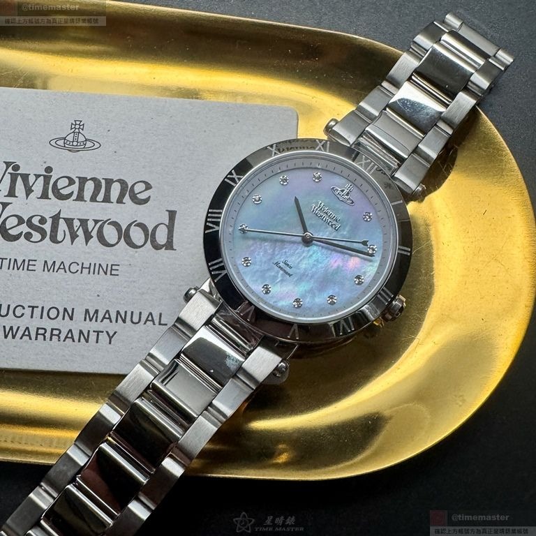 Vivienne Westwood手錶,編號VW30330,36mm銀錶殼,銀色錶帶款-細節圖7