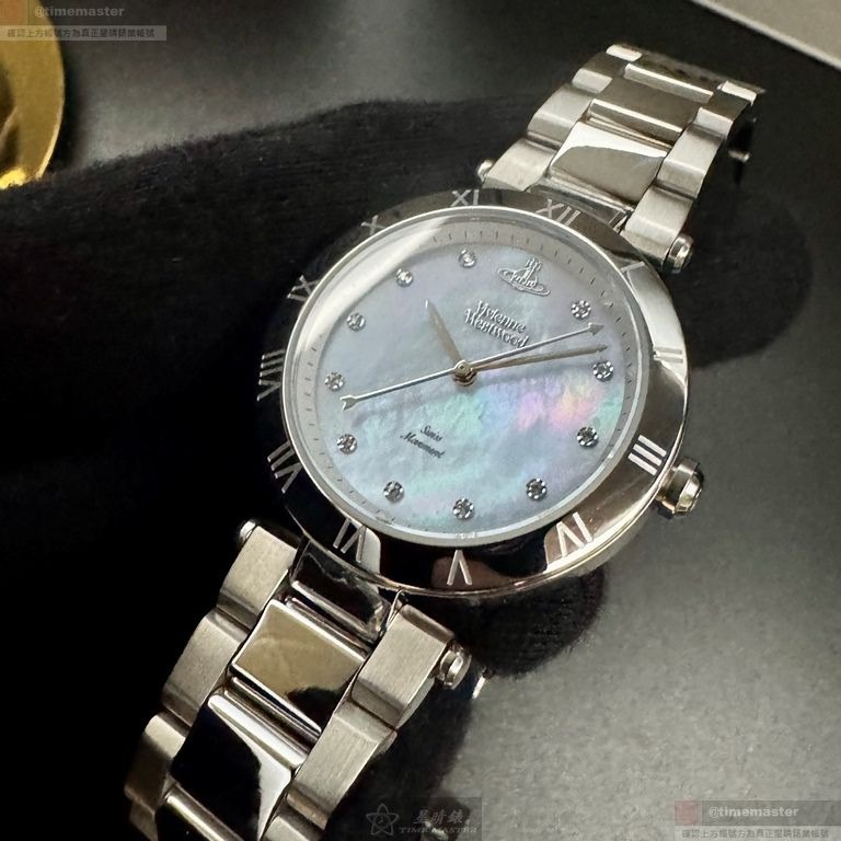 Vivienne Westwood手錶,編號VW30330,36mm銀錶殼,銀色錶帶款-細節圖11