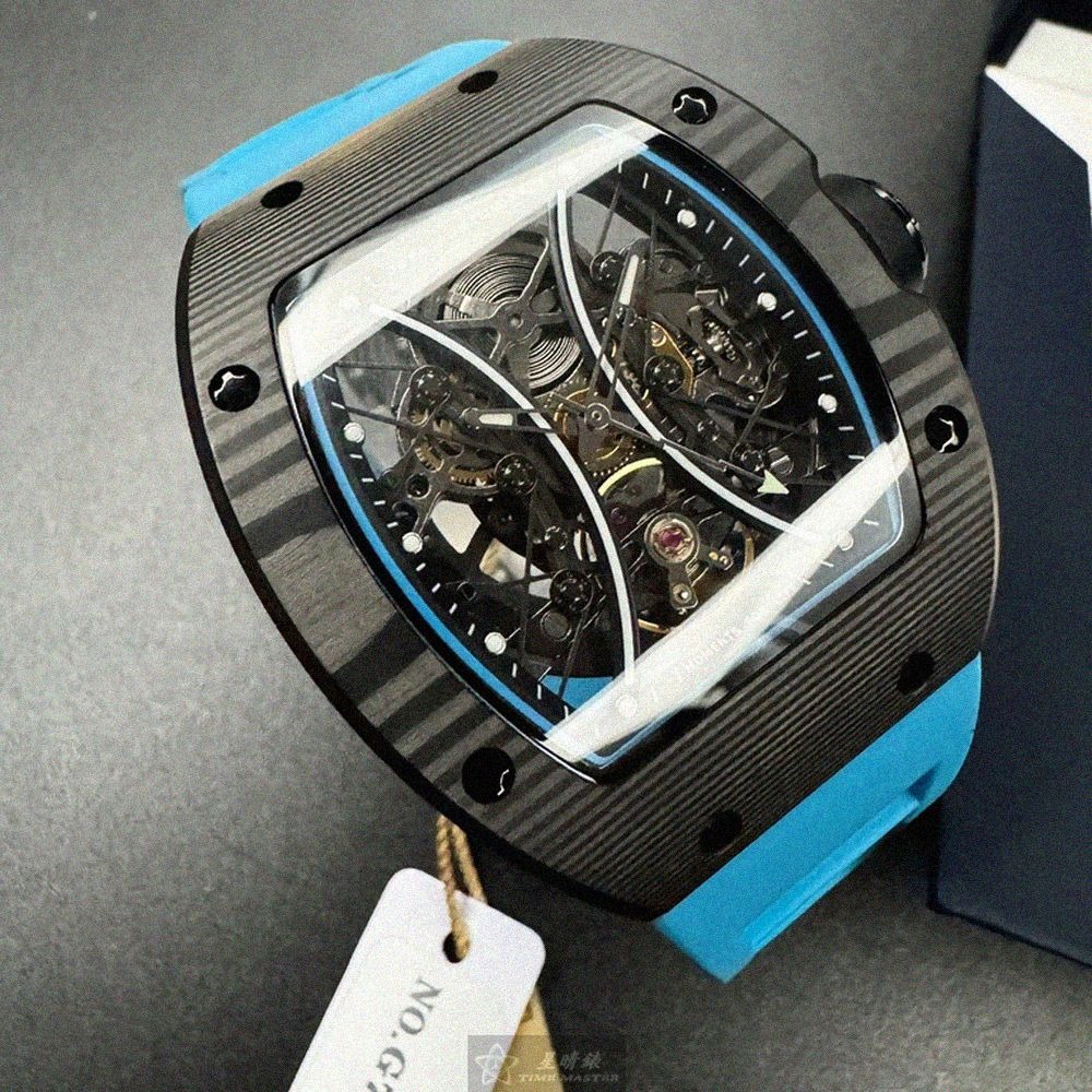 GEYA手錶,編號G78208GWKB,46mm, 52mm黑錶殼,寶藍錶帶款-細節圖11