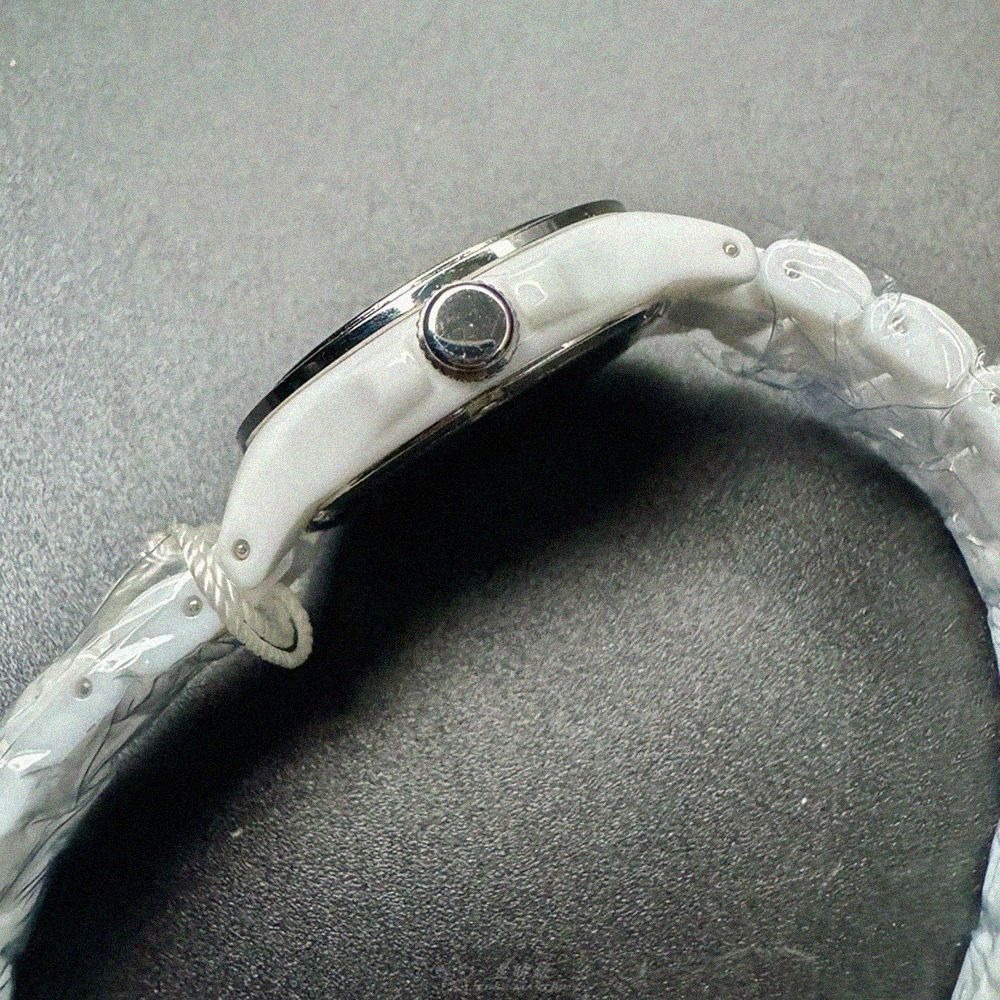 COACH手錶,編號CH00278,28mm白圓形陶瓷錶殼,白色簡約, 中三針顯示錶面,白陶瓷錶帶款,超高品質!-細節圖6