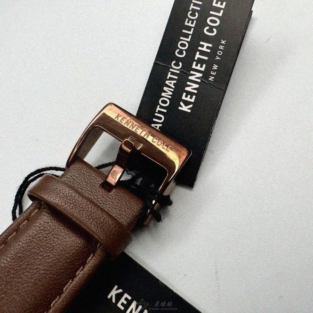 Kenneth Cole手錶,編號KC50779004,44mm古銅色錶殼,咖啡色錶帶款-細節圖7