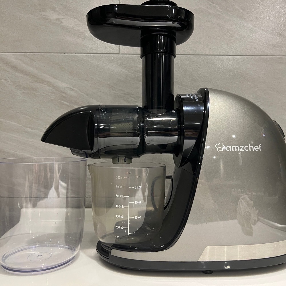 💫現貨-白.灰.綠.黑色✨ 快速出貨🚀 Shan🇺🇸代買 水平式 慢磨機 芹菜汁 醫療靈媒 可參考-細節圖4