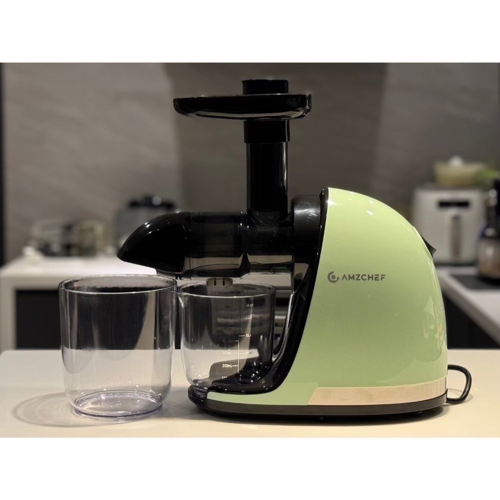 💫現貨-白.灰.綠.黑色✨ 快速出貨🚀 Shan🇺🇸代買 水平式 慢磨機 芹菜汁 醫療靈媒 可參考-細節圖5