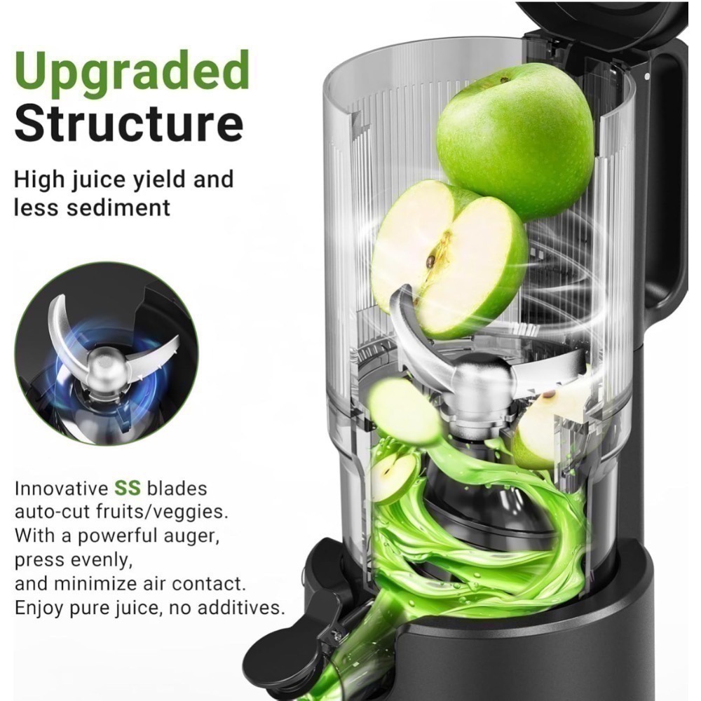 💫現貨✨ 快速出貨🚀 Shan🇺🇸代買 直立式 慢磨機 蔬果機 果汁機 冰砂機 豆漿機 nama J2可參考-細節圖10