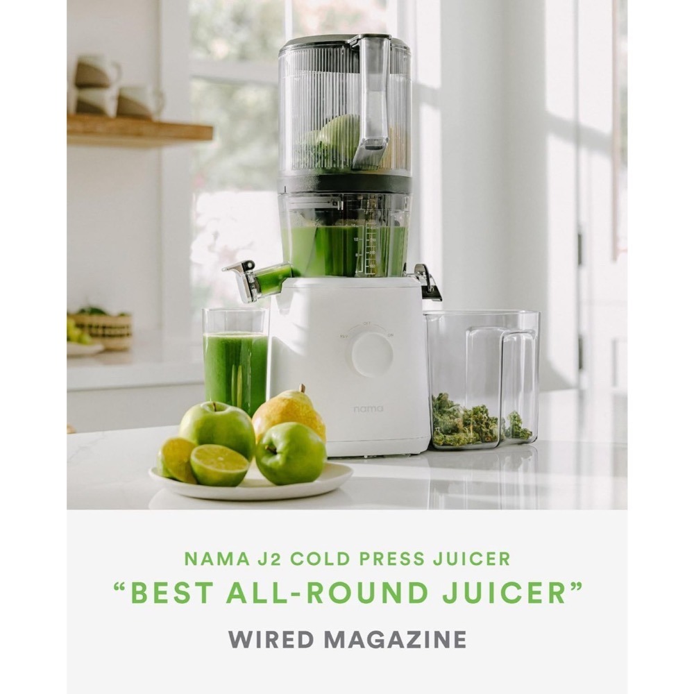 沙安🇺🇸慢磨機代買 NAMA J2 三色 多功能慢磨機 綠拿鐵 冰沙機 豆漿機 可參考-細節圖2