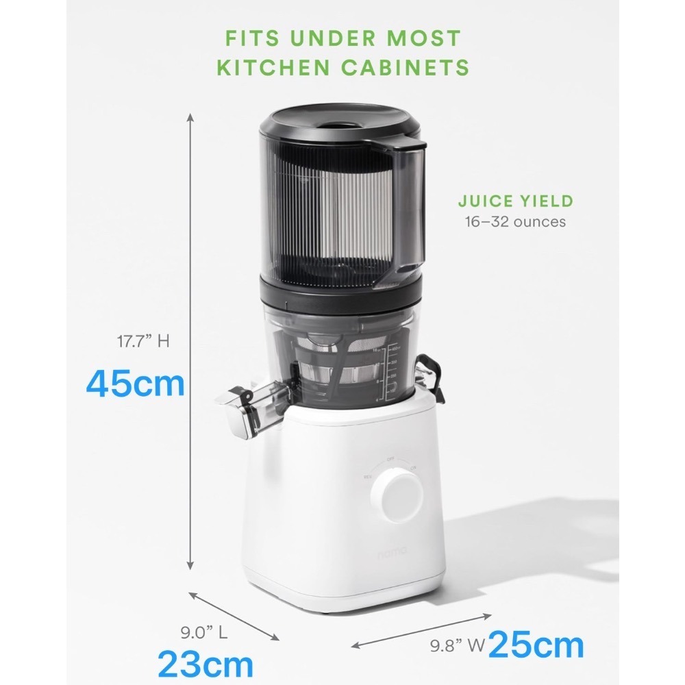 沙安🇺🇸慢磨機代買 NAMA J2 三色 多功能慢磨機 綠拿鐵 冰沙機 豆漿機 可參考-細節圖7