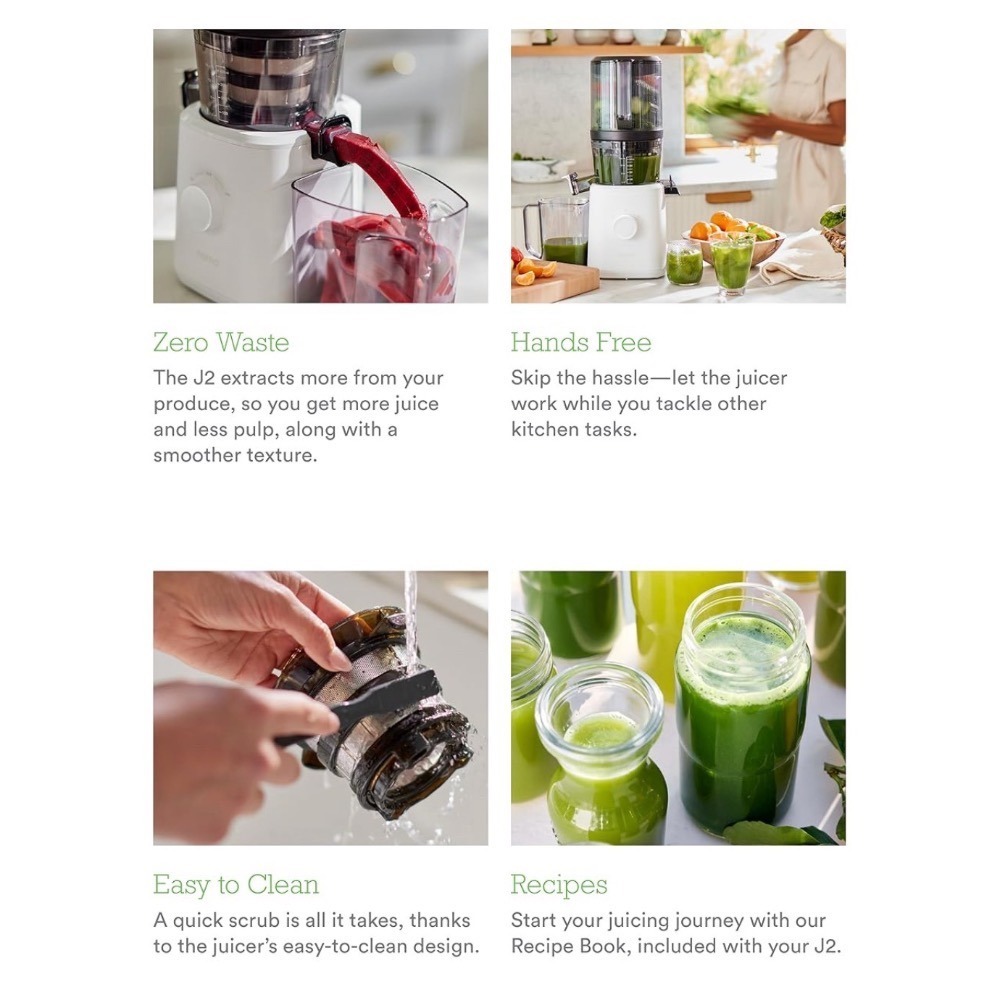 沙安🇺🇸慢磨機代買 NAMA J2 三色 多功能慢磨機 綠拿鐵 冰沙機 豆漿機 可參考-細節圖8