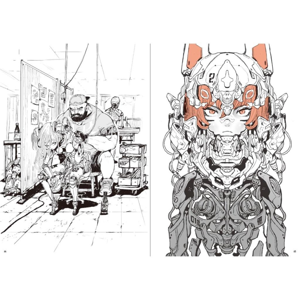 [代訂]Acky Bright 1st畫集BW アッキーブライト ビーダブリュ9784756256768-細節圖4