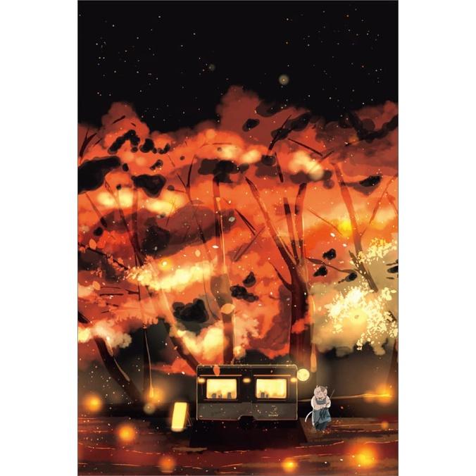 [代訂]櫻田千尋 満月珈琲店 滿月咖啡店 明信片書 AUTUMN 9784768316610-細節圖4