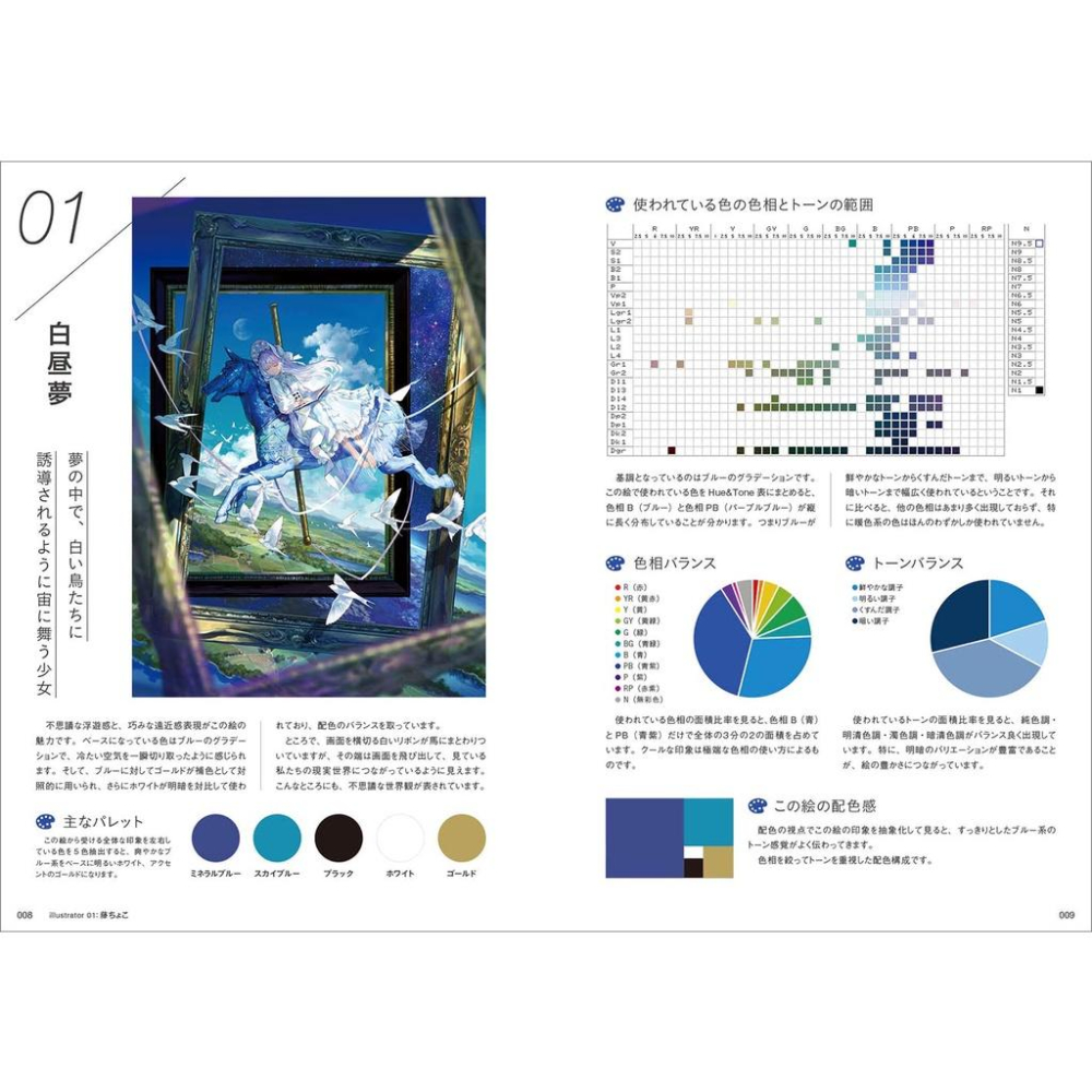 [代訂]人気絵師の作品から学ぶ配色のヒミツ 人氣繪師配色的秘訣9784768316245-細節圖2