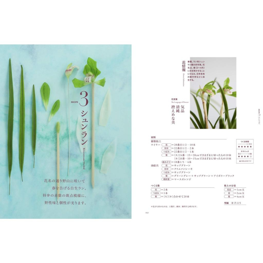 [代訂]樹脂黏土初學製作はじめての粘土アート花草作品手藝集：小巧花卉與果實9784875865674-細節圖4