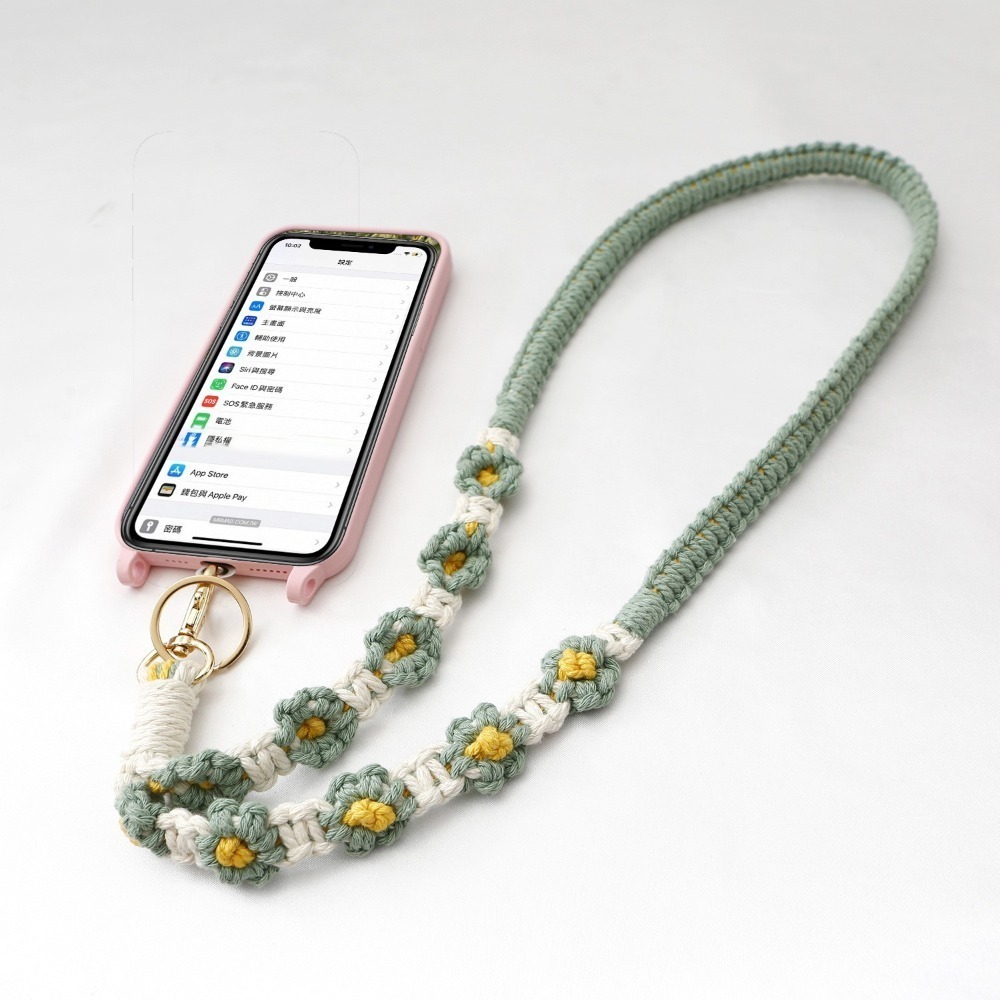 手工編織掛繩 掛脖繩 手機掛繩 手機吊飾 手機掛脖繩 證件掛繩-細節圖6