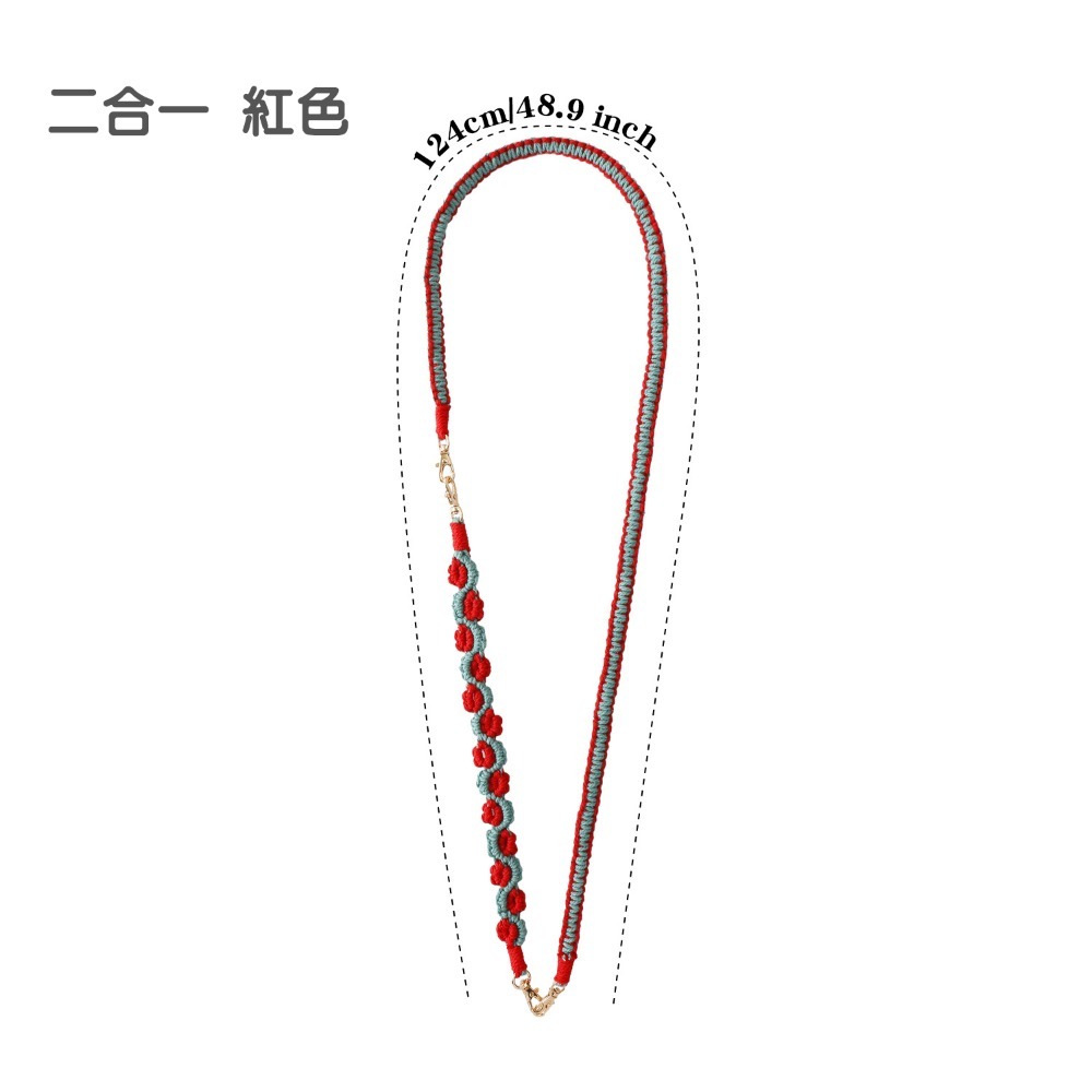 手工編織掛繩 斜背掛繩 手機掛繩 手機鍊 雙孔背或單孔背皆可-規格圖10