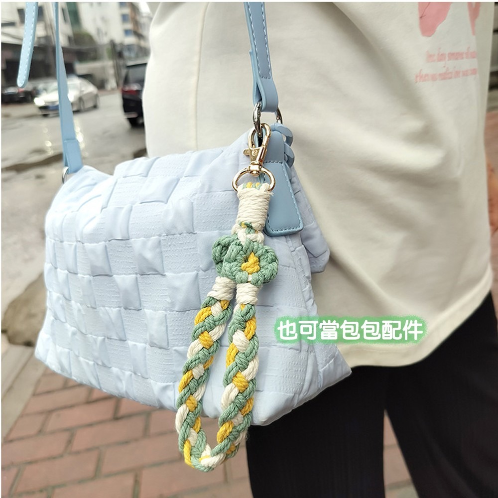 手工編織掛繩 手機掛繩 手機鍊 短款掛繩 包包吊飾-細節圖3