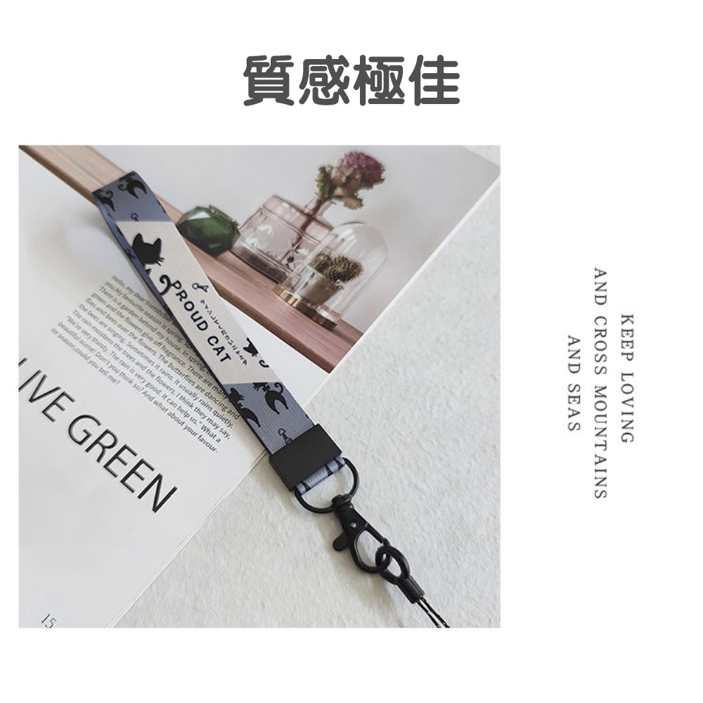 黑貓手機掛繩 手機吊飾 手機鍊 尼龍設計 耐磨耐用-細節圖5