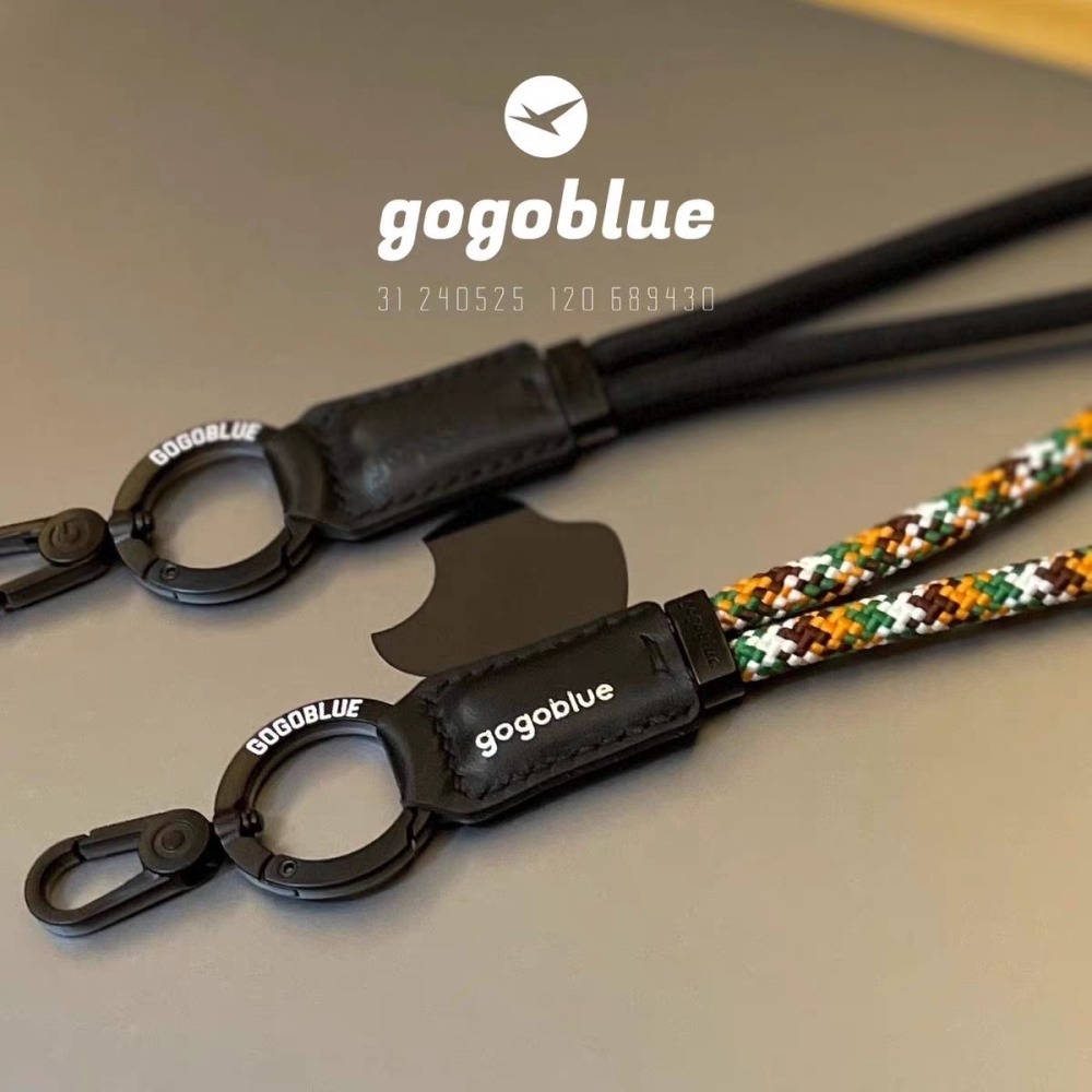 gogoblue 手機掛繩 短掛繩 手機吊飾 皮革款吊飾-細節圖2