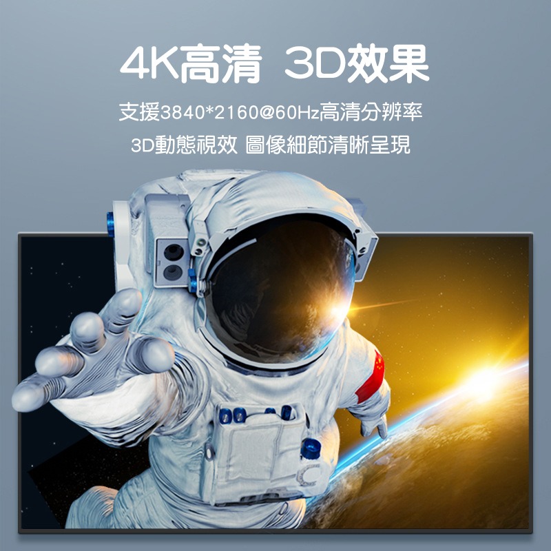 HDMI 2.0 公對母延長線 HDMI公對母 HDMI線 4k 60hz-細節圖3