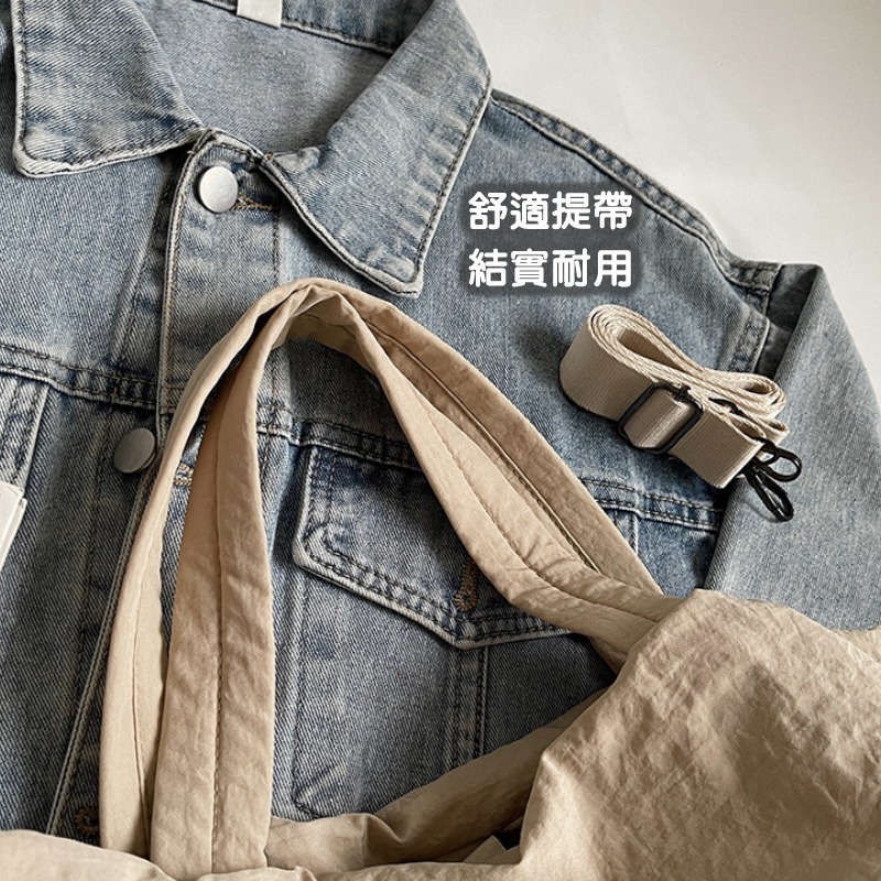 韓風側背包 大容量多功能設計 側背手提二用 舒適面料 流行款式-細節圖2