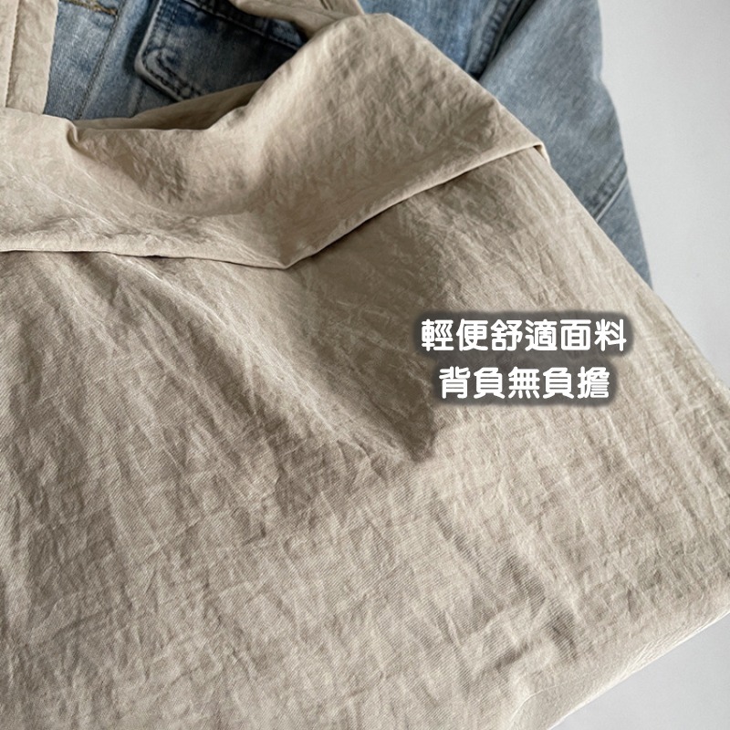 韓風側背包 大容量多功能設計 側背手提二用 舒適面料 流行款式-細節圖3
