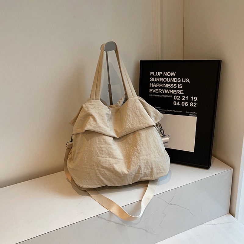 韓風側背包 大容量多功能設計 側背手提二用 舒適面料 流行款式-細節圖8