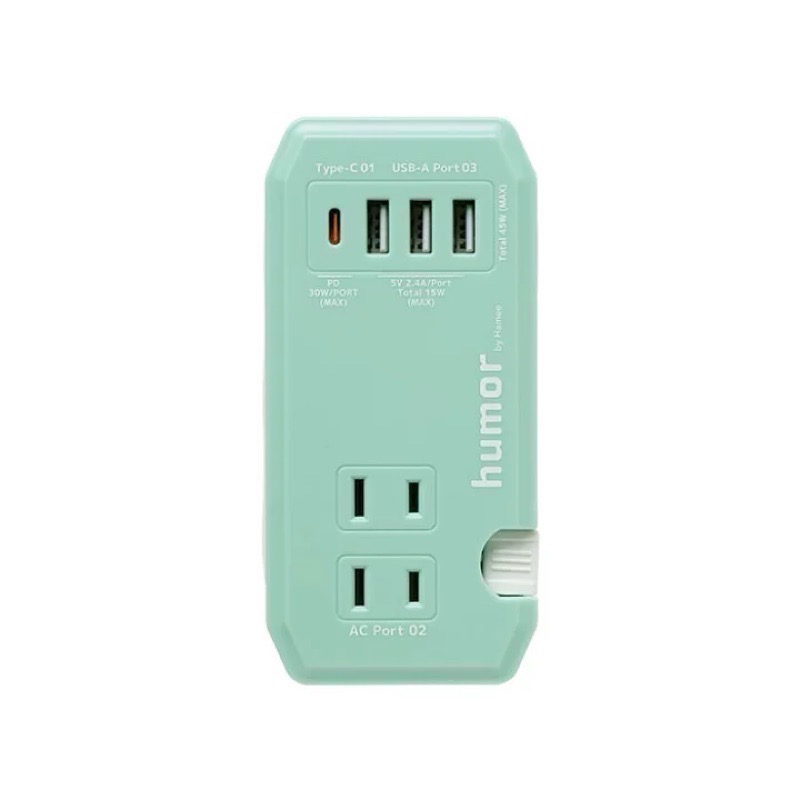 Huaの日韓代購 🔥現貨顏色齊全 日本公司貨 Humor Handy AC USB Type-C 多功能插座 旅行插-規格圖9