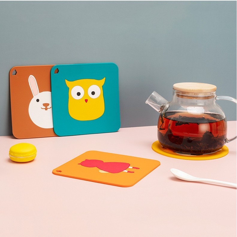 【Fm時尚家居】 加厚矽膠軟墊 耐高溫隔熱鍋墊 矽膠萬用墊 隔熱墊 防滑墊 餐桌墊 杯墊 鍋墊-細節圖3