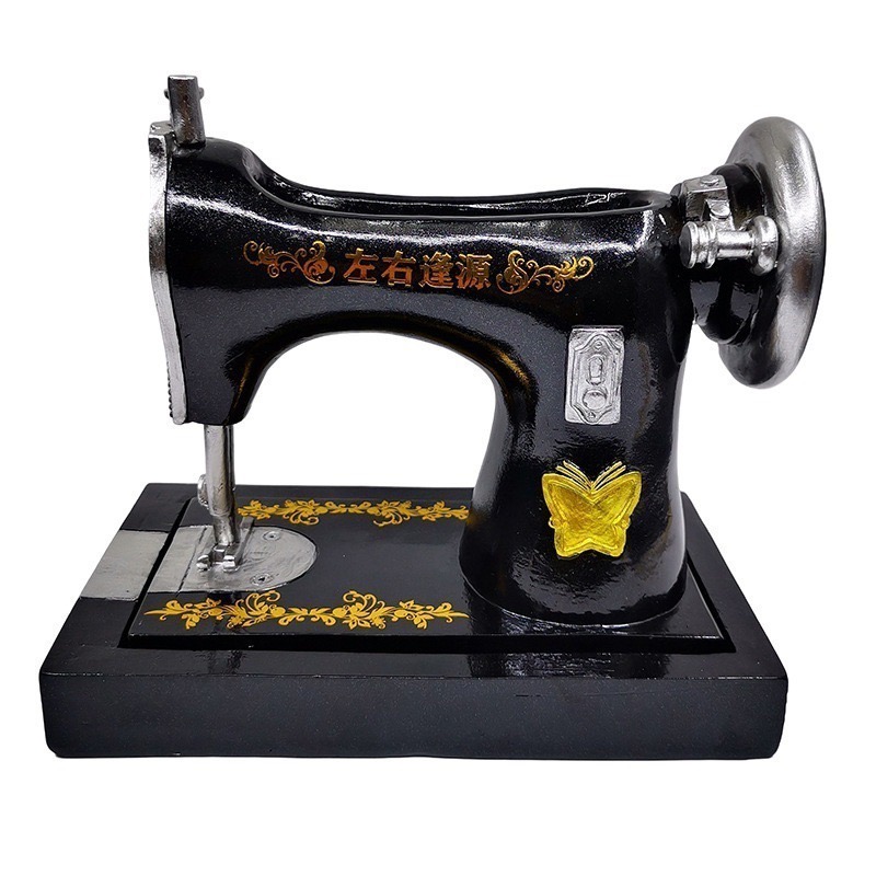 【Fm時尚家居】多肉花盆 仿縫紉機造型花盆  復古造型花器 家居裝飾擺件-細節圖4