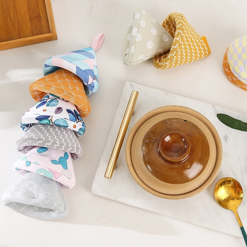 【Fm時尚家居】日式防燙鍋帽  鍋蓋帽  三角鍋帽 砂鍋帽  鐵鍋防燙帽-細節圖8