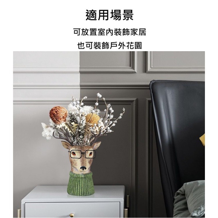 【Fm時尚家居】動物造型花盆   園藝裝飾  居家裝飾  收納擺件 動物花盆 創意動物植物花盆-細節圖5